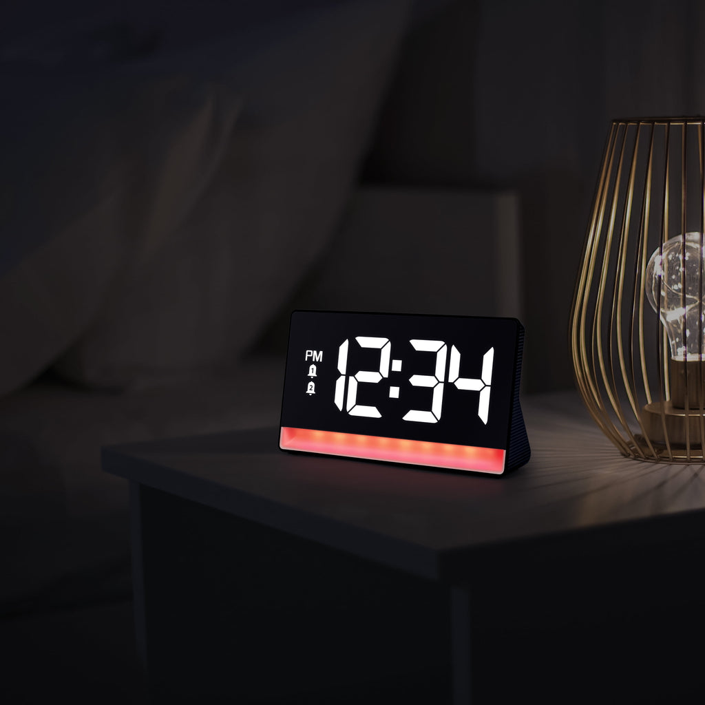 La Crosse Technology Digital Color Changing Deep Sleep Alarm Clock